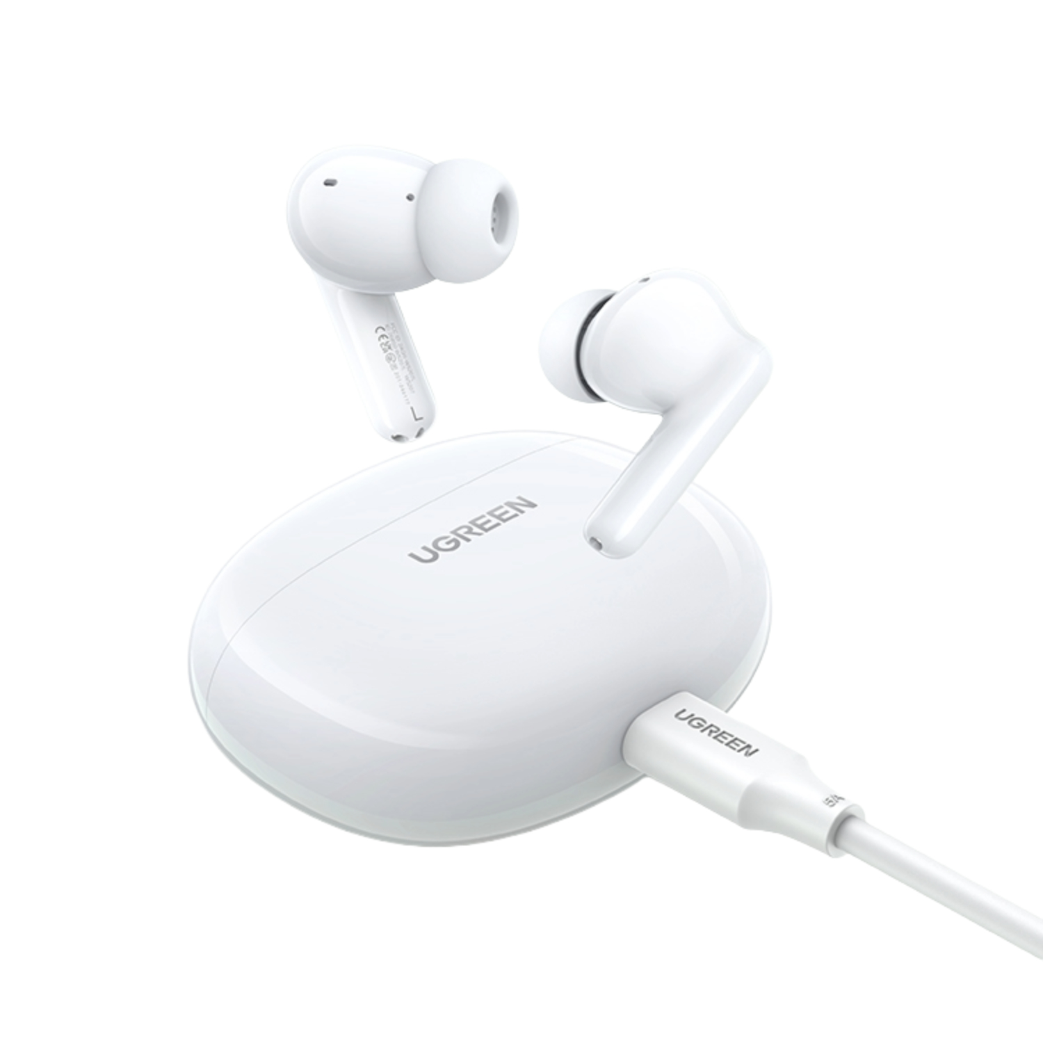 UGREEN HiTune P3 In-Ear Wireless Earbuds–White - Image 3