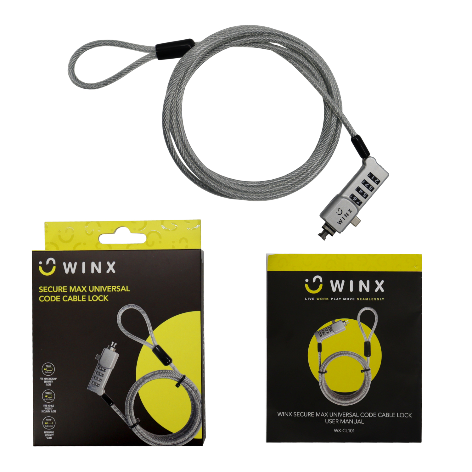 WINX Secure Max Universal Code Cable Lock - Image 3