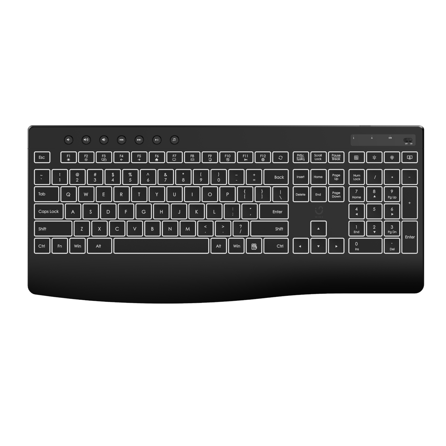 WINX DO Business Backlit Wired Keyboard and Mouse Combo - Image 2