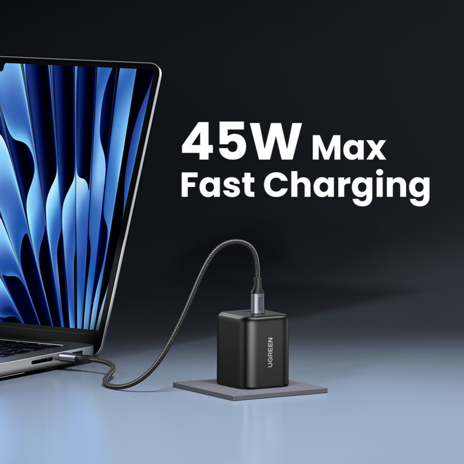 UGreen Charger USB Type-C GaN Fast 45W EU - Image 3